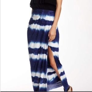NWOT Young Fabulous and Broke tie dye maxi skirt